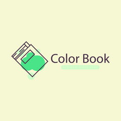 Book Logo Design Concept Vector. Book Logo Template Vector