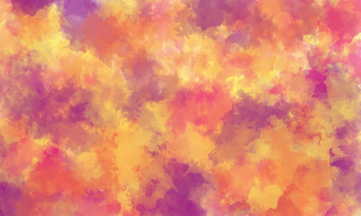 multi-colored translucent watercolor background with cloud texture