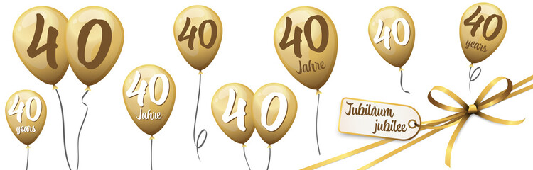 jubilee balloons 40 years