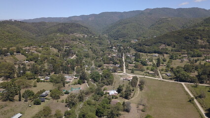 small town in the mountainous valleys of northwestern Argentina