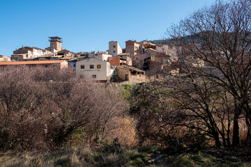Fototapeta na wymiar Fuentespalda Village. Matarranya. Teruel province