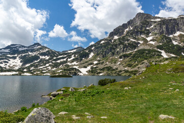 Summer Landscape of Pirin Mountain near Popovo Lake, Bulgaria