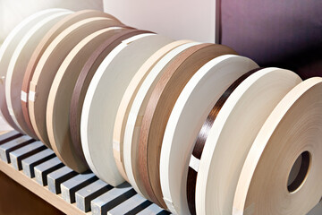 Plastic edges of furniture