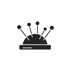 Pincushion icons  symbol vector elements for infographic web