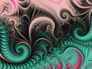 Beautiful gentle background. design of repeating elements. Fractal. Soft gradient transition. image with color balance.  digital product  for prints, flyers, invitation, posters, brochure, banners.