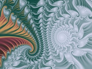 Beautiful gentle background. design of repeating elements. Fractal. Soft gradient transition. image with color balance.  digital product  for prints, flyers, invitation, posters, brochure, banners.