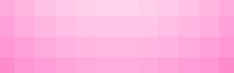 Abstract pink gradient square mosaic banner background. Vector illustration.