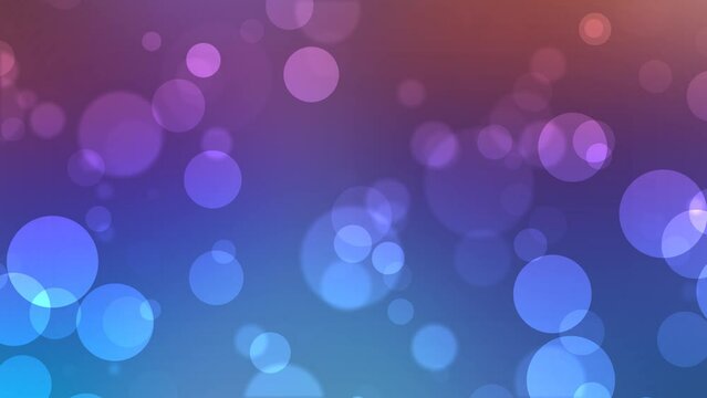 Gradient colors abstract creative bright circle wallpaper background. bokeh shape effect illustration motion animation shiny lights clip loop