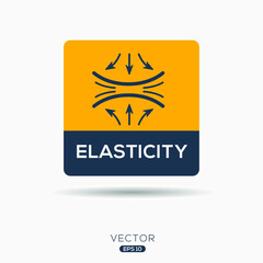 Creative (Elasticity) Icon, Vector sign.