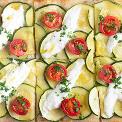 Italian pizza al taglio