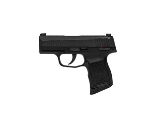 Air gun. Modern pneumatic weapon for air soft, sports and entertainment. A dummy, a copy of a real...