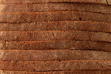 Bread crust close up. Food background.