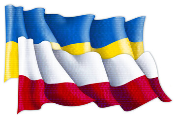 Polska, Ukraina, flaga © felicytka