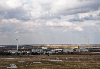 Fototapeta na wymiar Biomass plant at Cramlington, Northumbeland, UK