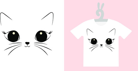 Baby Animal Prints on T-shirts, sweatshirts, wall art. Hand Drawn Nursery Art. Isolated vector illustration