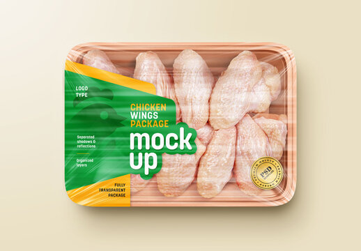 Chicken Wings Package Mockup