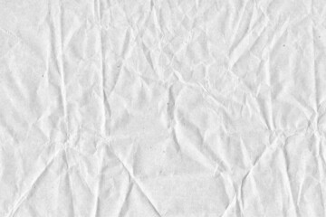 Fototapeta na wymiar white crumpled paper texture