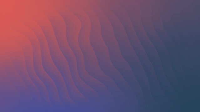LOOP ANIMATION BG
Simple abstract background animation of moving waves orange purple dark blue colours. 16-bit colour