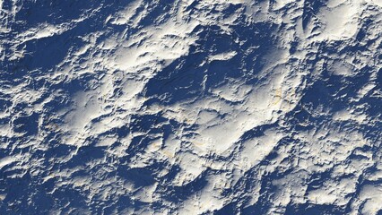 Fototapeta premium 3d render of abstract planet surface with high detailed relief