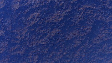 3d render of abstract planet surface with high detailed relief © ANDREI