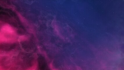 colorful space background with stars, nebula gas cloud in deep outer space, science fiction illustrarion 3d illustration