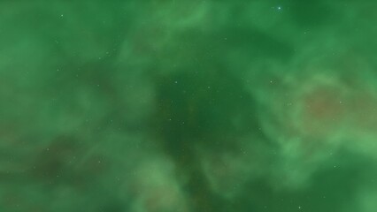 colorful space background with stars, nebula gas cloud in deep outer space, science fiction illustrarion 3d illustration