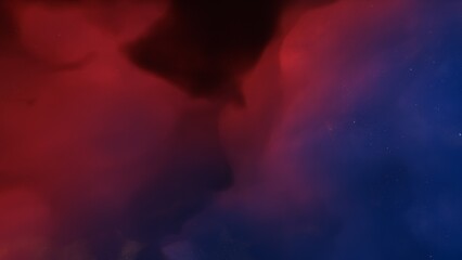 Fototapeta premium colorful space background with stars, nebula gas cloud in deep outer space, science fiction illustrarion 3d illustration