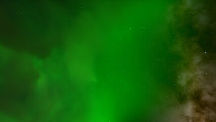 nebula gas cloud in deep outer space, science fiction illustrarion, colorful space background with stars 3d render