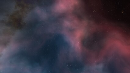 Fototapeta na wymiar nebula gas cloud in deep outer space