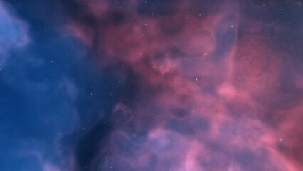 nebula gas cloud in deep outer space
