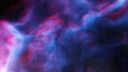 Fototapeta na wymiar Nebula in space, science fiction wallpaper, stars and galaxy, 3d illustration 