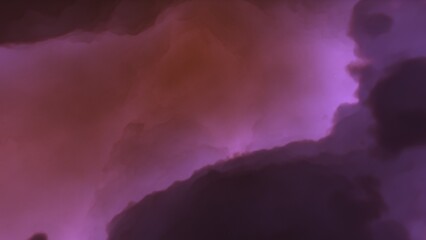 Naklejka premium Nebula in space, science fiction wallpaper, stars and galaxy, 3d illustration 