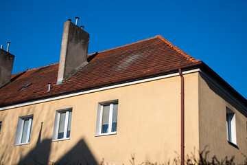 
Residential building against the sky