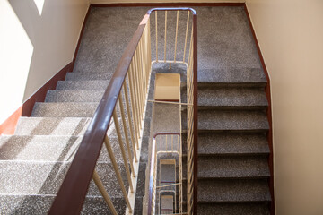 staircase in the block of flats