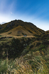 Remote cabin in the mountains
