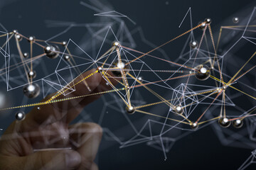 Technology background. Big data concept