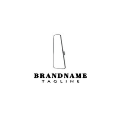 guitar case logo icon design template vector illustration