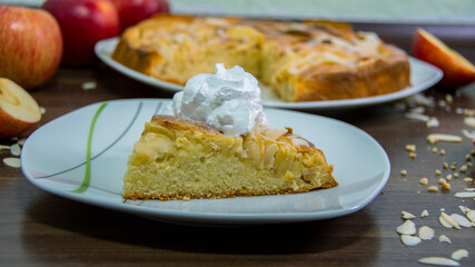 Apfelkuchen Stück