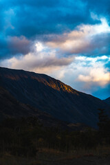 Obraz na płótnie Canvas Mountain scenery in New Zealand