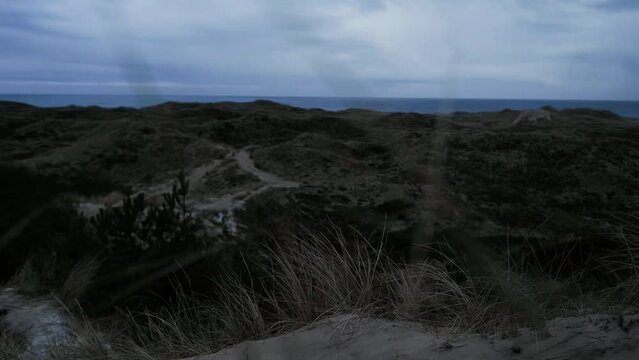 Thy Landscape Towards Horizon At Dusk