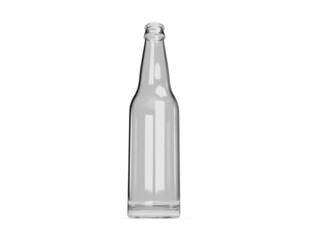 Glass Bottle 3D Illustration Mockup Scene