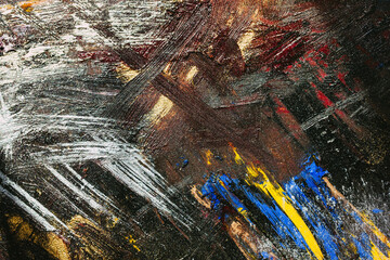 abstract oil paint texture war in Ukraine 