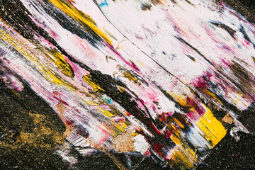 abstract oil paint texture war in Ukraine 