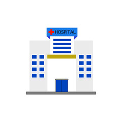 Hospital building icon