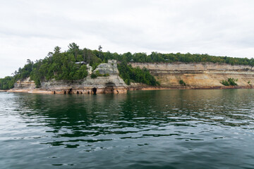 Pictured Rocks National Lakeshore, Upper Peninsula, Michigan, USA