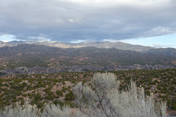 Naklejka premium Santa Fe Mountains