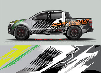 truck graphics. modern camouflage design for vehicle vinyl wrap 