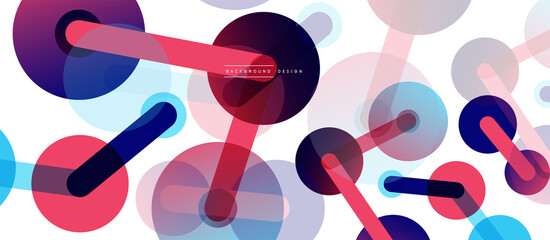 Network concept abstract background. Dots connection. Big data idea. Business template for wallpaper, banner, background or landing