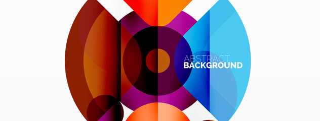 Fototapeta premium Colorful geometric pattern, minimal abstract background for wallpaper, banner, presentation