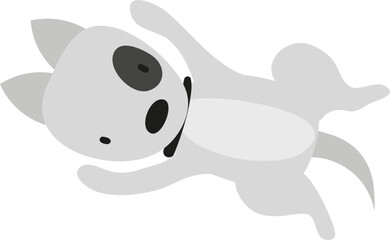 dog, characters, mascot, pets, cute, vector, fur, sitting, animal, young animal, puppy, playful, tail, cartoon, illustration, animal body part, canine 